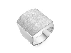 Серебряное кольцо с алмазной крошкой